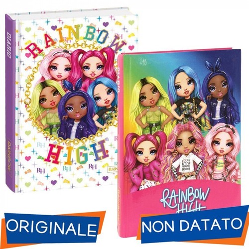 Rainbow high diario scuola - high,