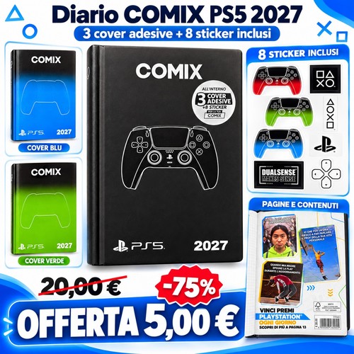 Comix diario scuola ps5 2027 - diario,